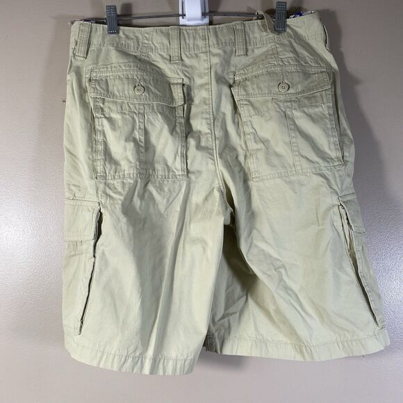 LL Bean Cargo Shorts Mens 34 Comfort Waist Khaki Tropic Weight  Cotton - Picture 6 of 12